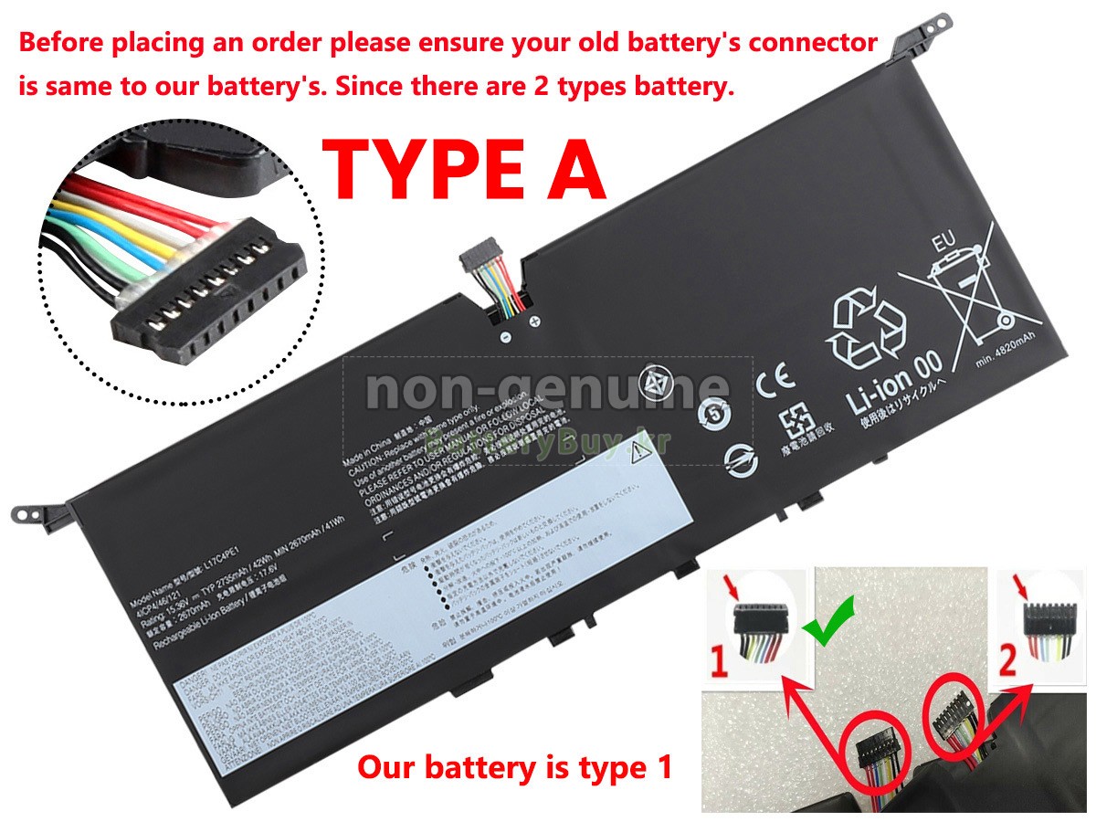 Lenovo YOGA S730-13IML-81U4003UIV 대체 배터리