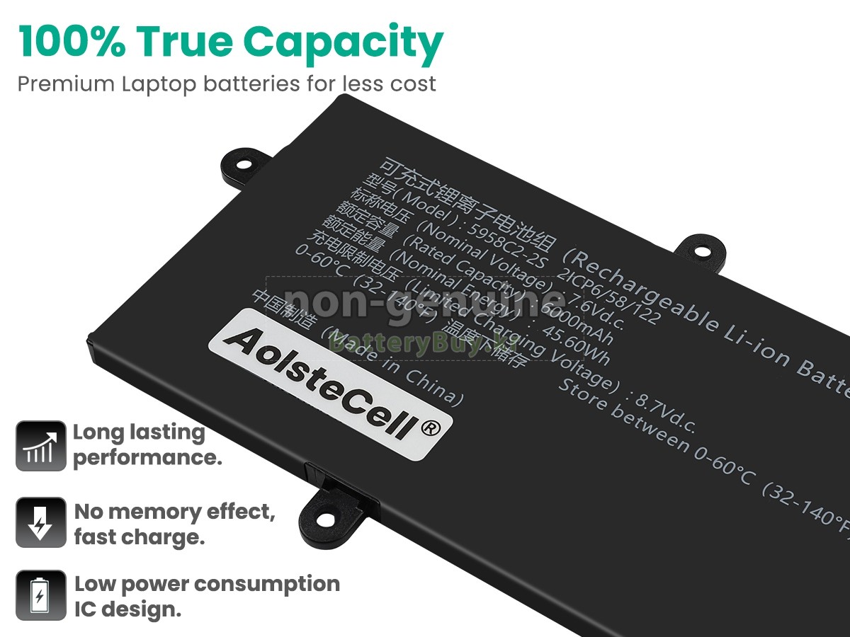 Mechrevo 5958C2-2S 대체 배터리
