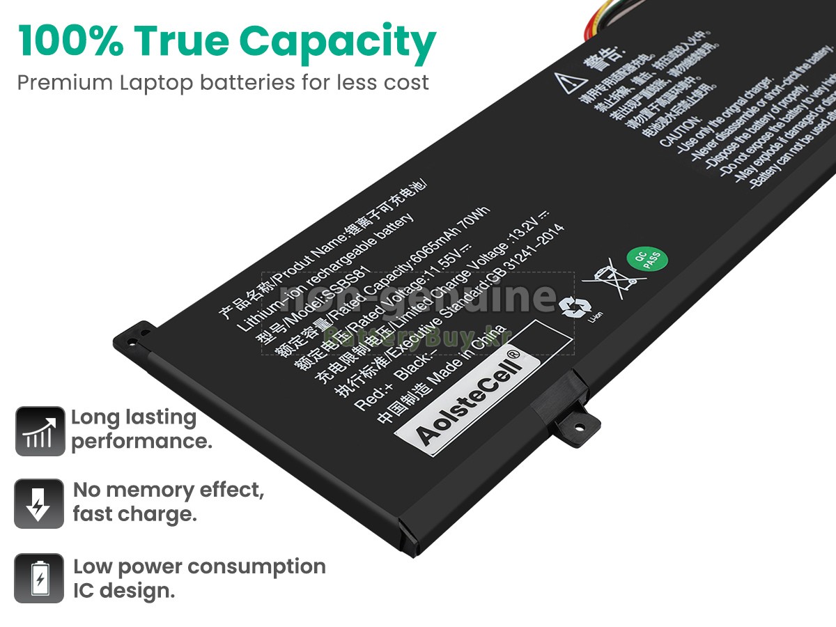 Mechrevo CODE 10 대체 배터리