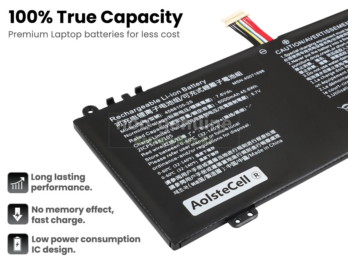 Medion 4588105-2S 대체 배터리
