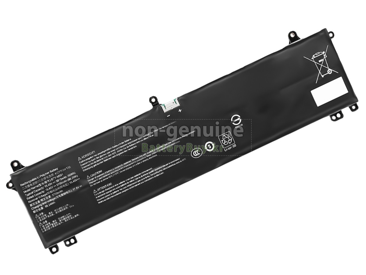 MSI BTY-M591 대체 배터리