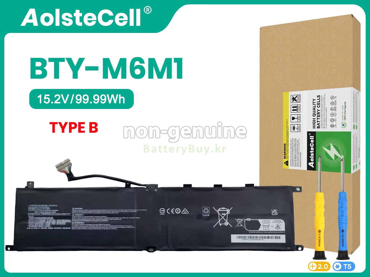 MSI STEALTH GS77 12UE 대체 배터리