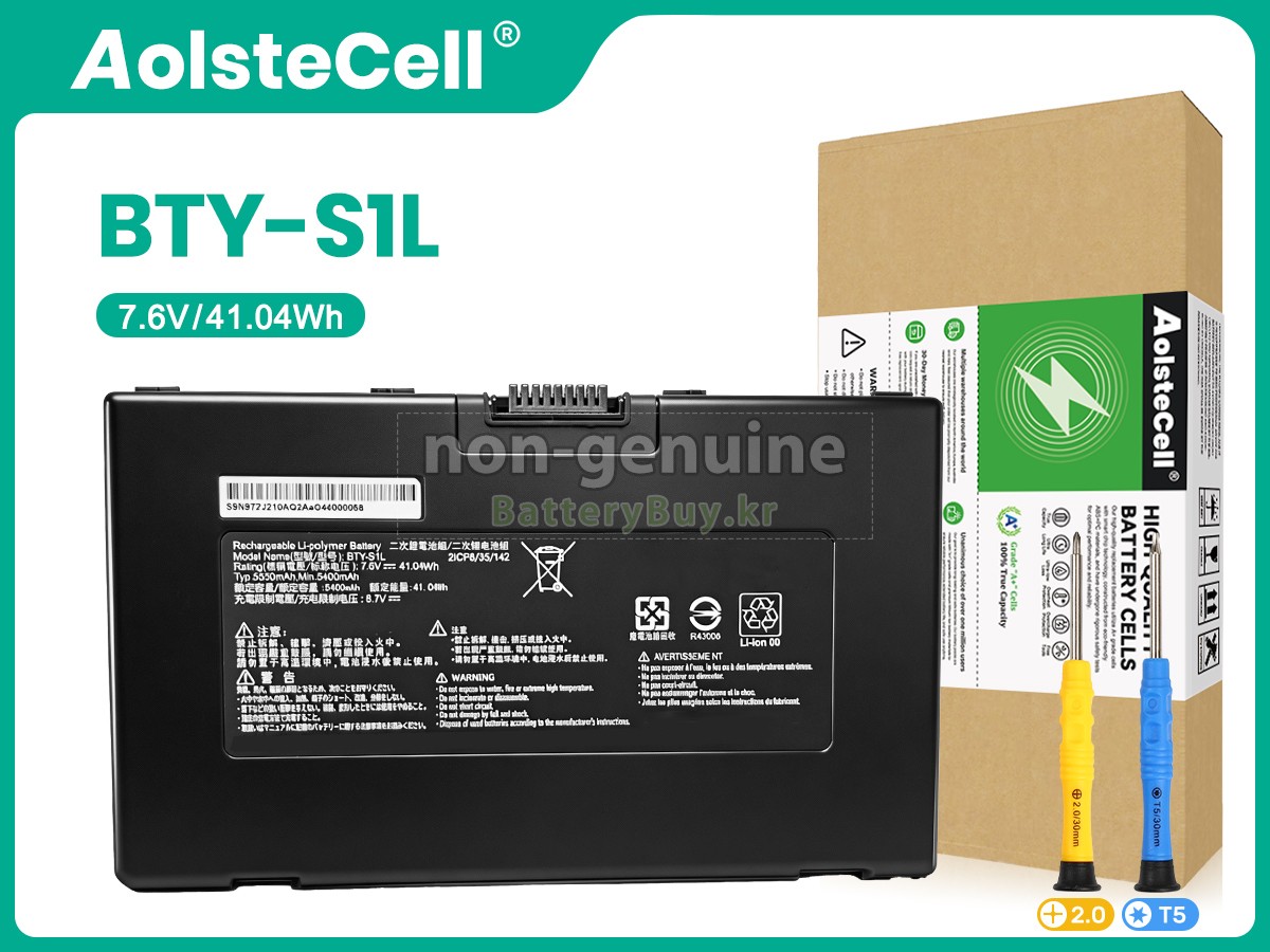 MSI BTY-S1L 대체 배터리