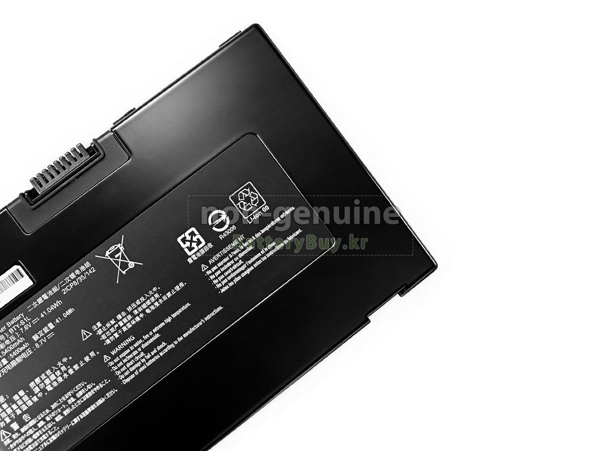 MSI BTY-S1L 대체 배터리