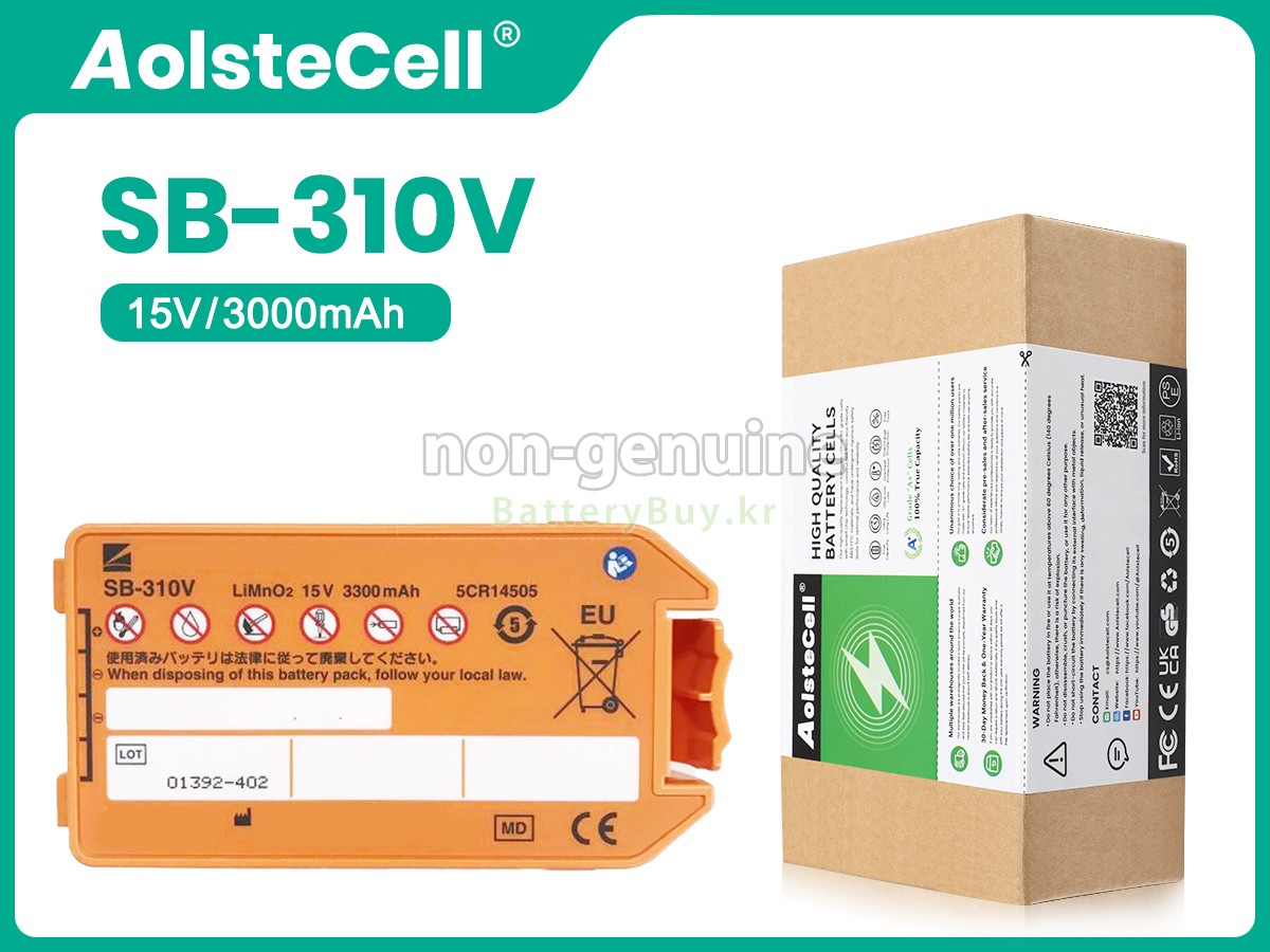 Nihon Kohden AED-3100 대체 배터리