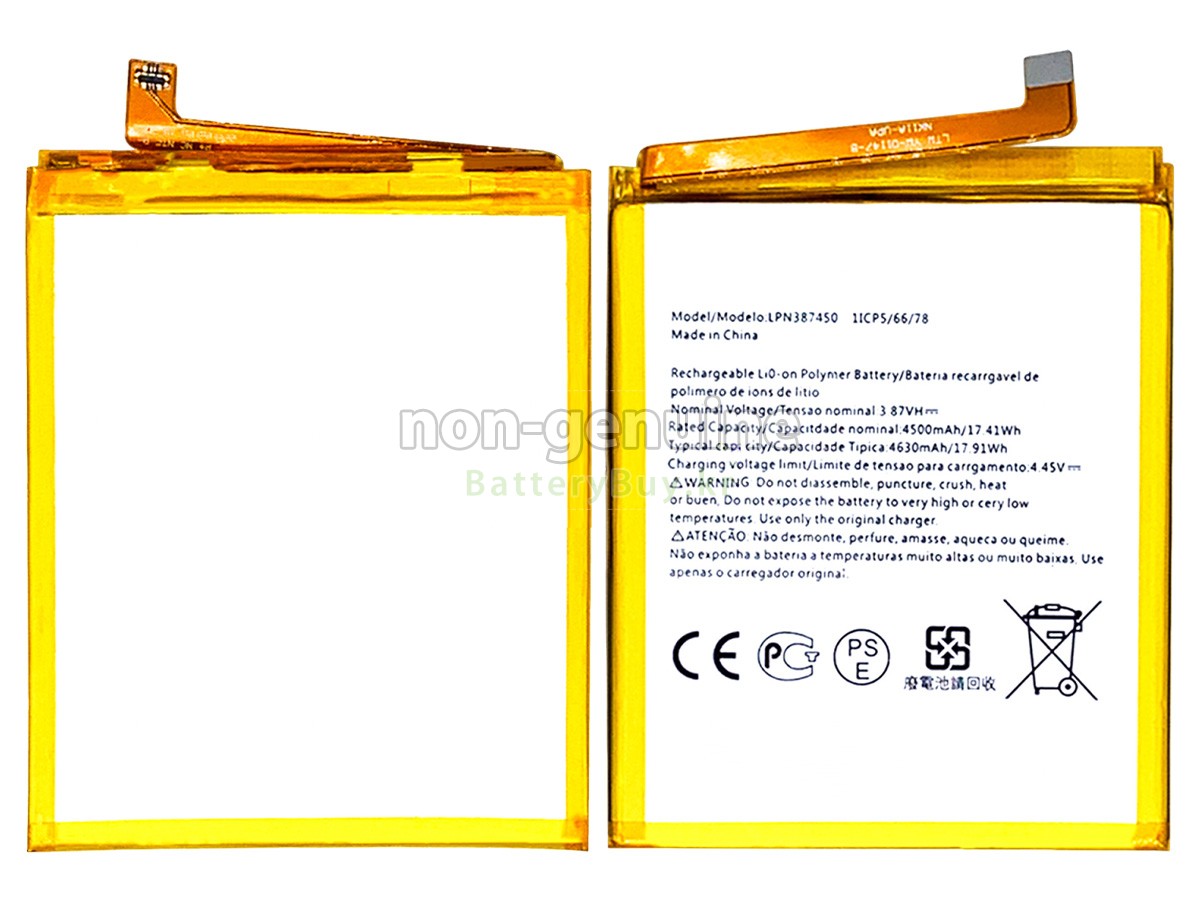 Nokia LPN387450 대체 배터리
