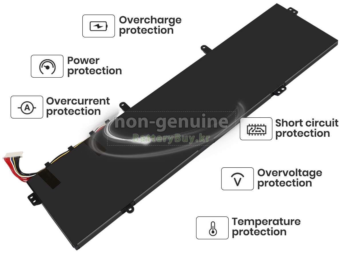 Positivo DN50-57 대체 배터리