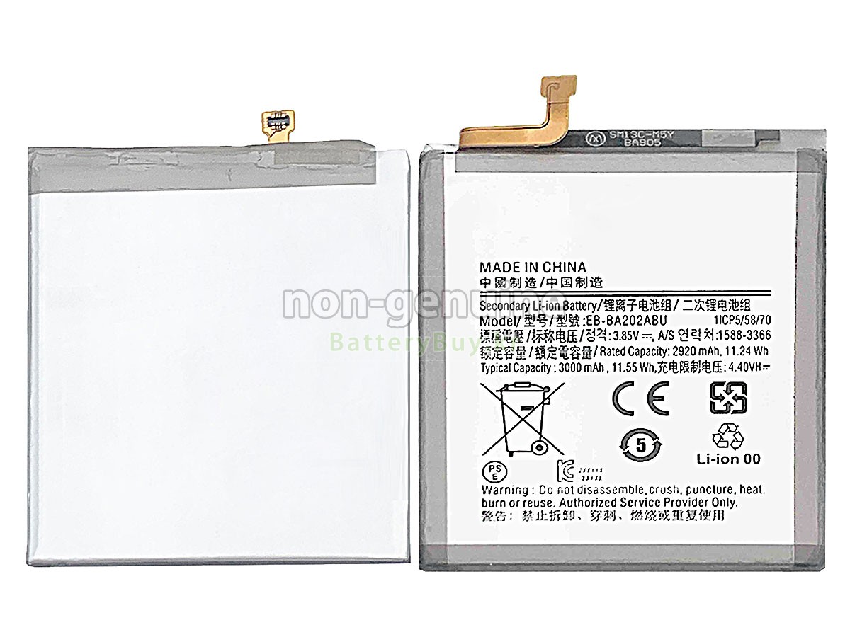 Samsung EB-BA202ABU 대체 배터리
