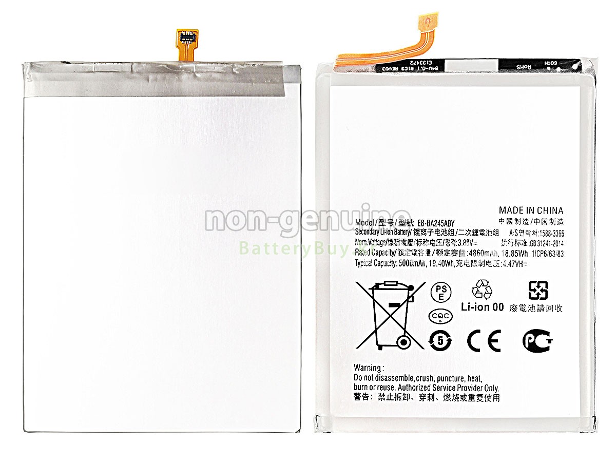 Samsung GALAXY A24 4G SM-A245F/DS 대체 배터리