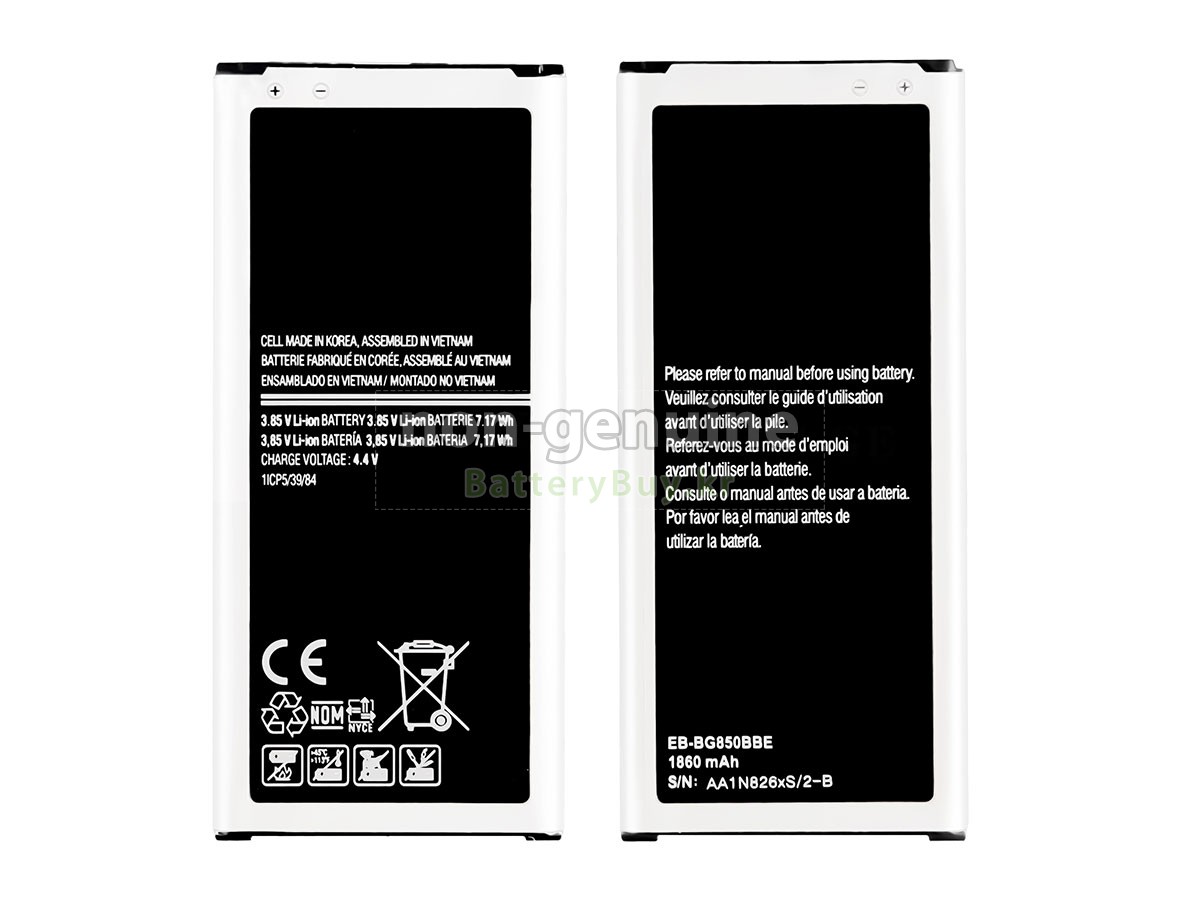 Samsung ALPHA SM-G850F 대체 배터리