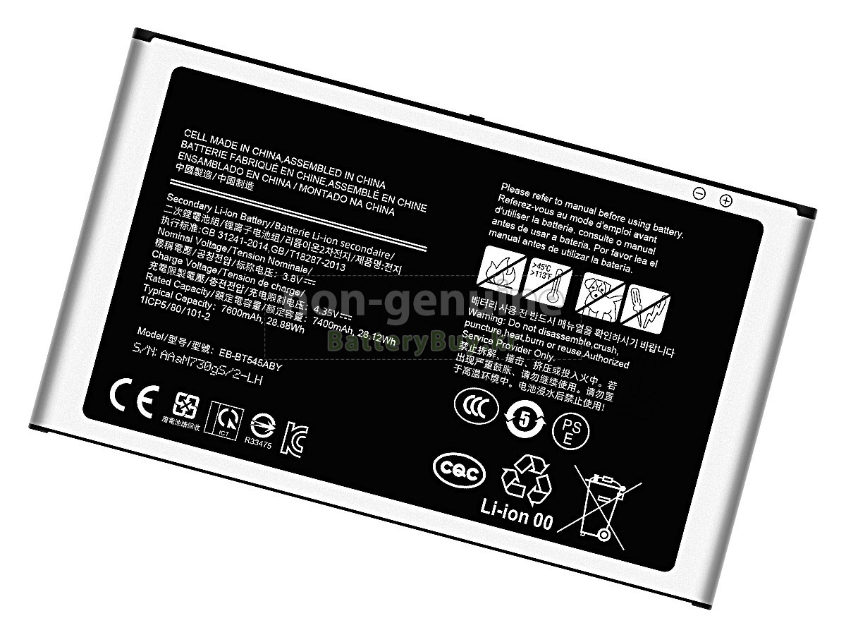 Samsung SM-T540 대체 배터리