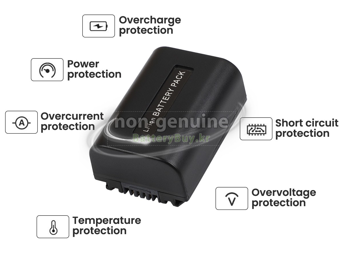 Sony FDR-AX45A 대체 배터리