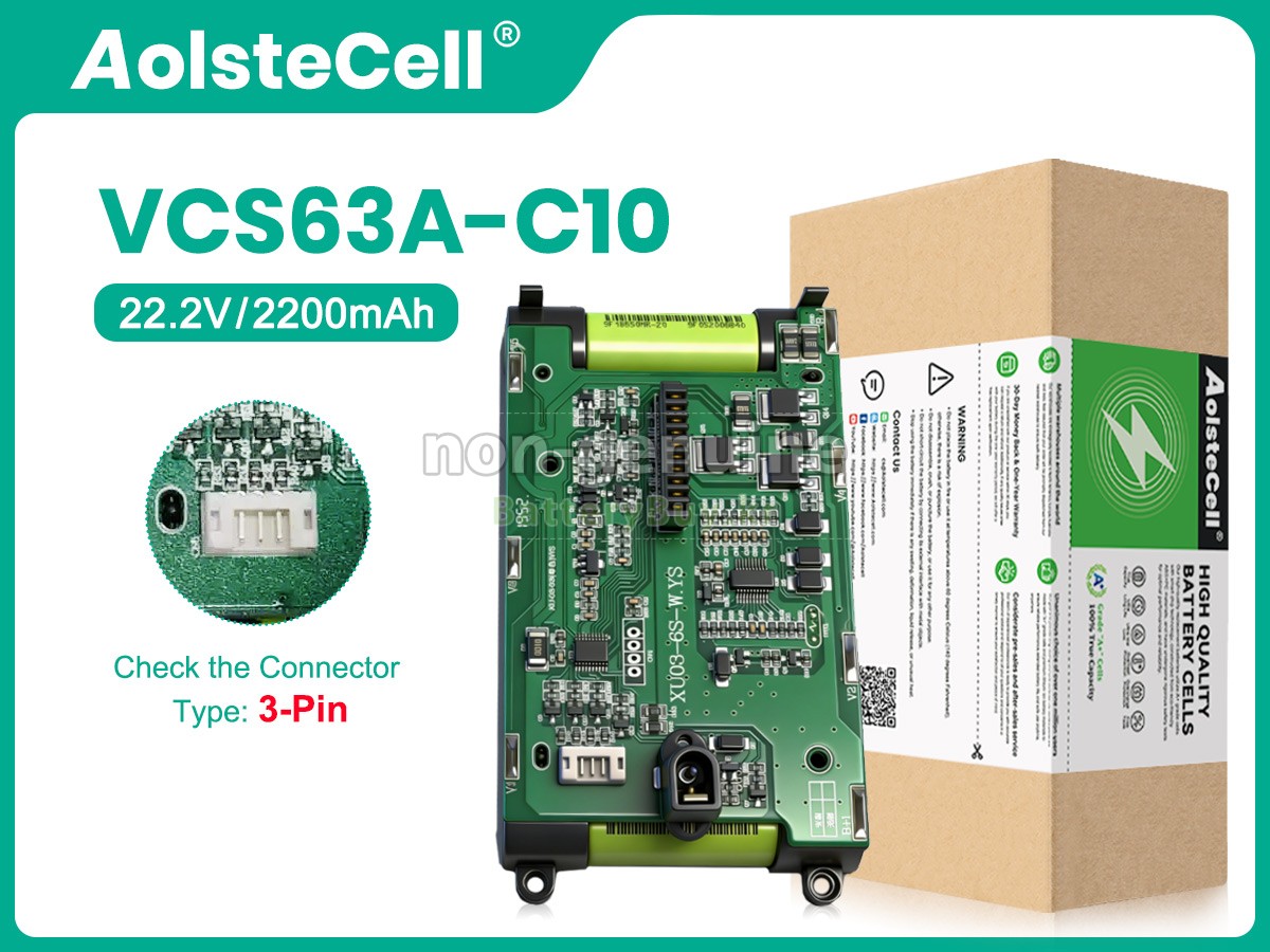 SUPOR VCS63A-C10 PRO 대체 배터리