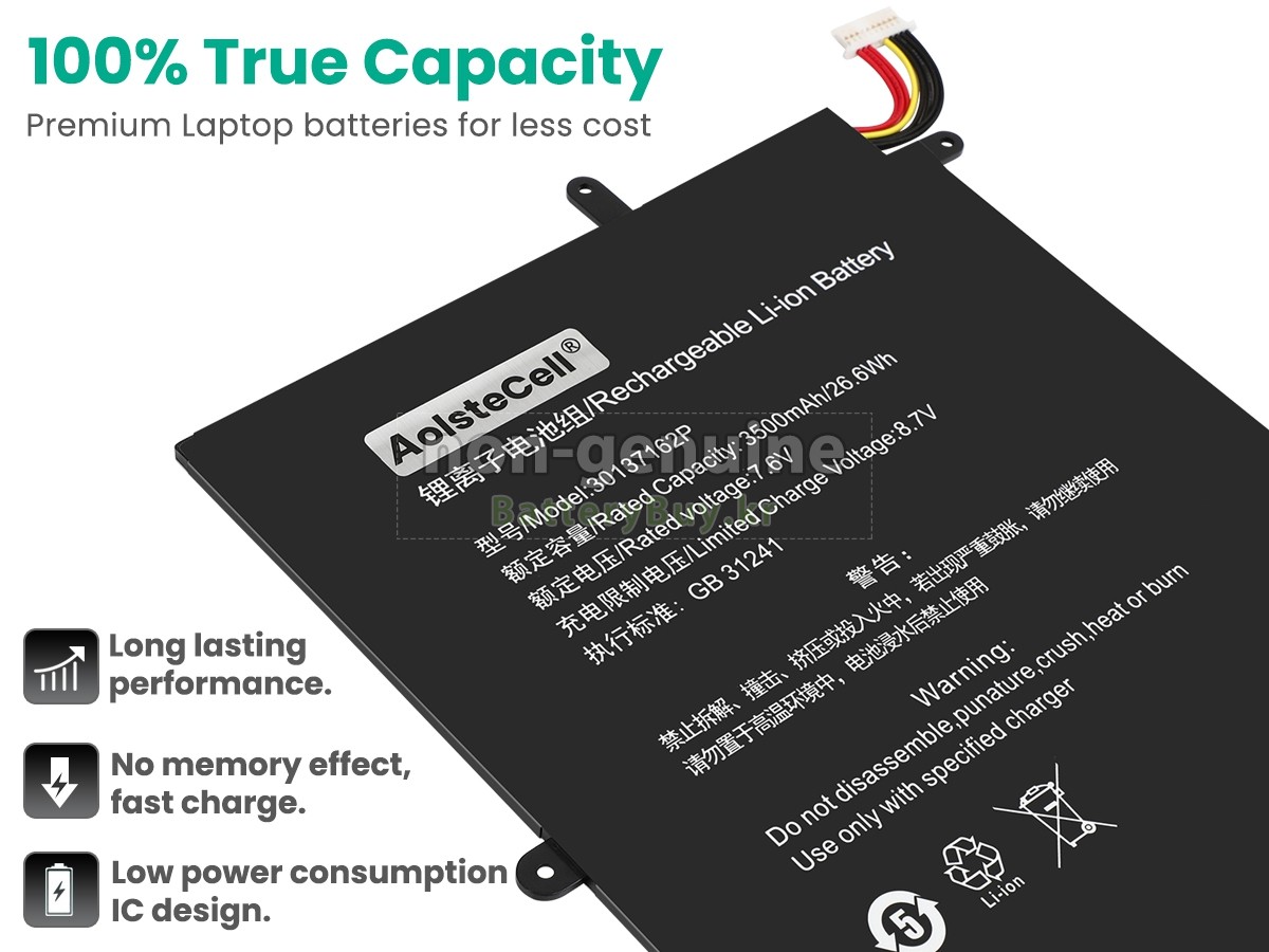 Teclast JJY28137162P 대체 배터리