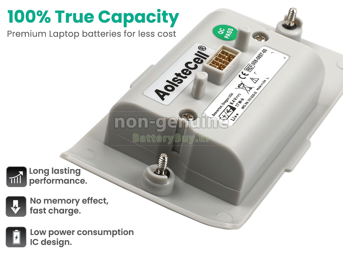 Welch Allyn 008-0857-00 대체 배터리