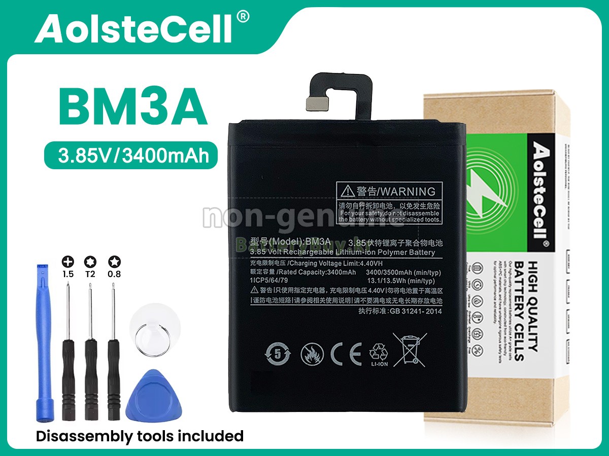 XiaoMi BM3A 대체 배터리
