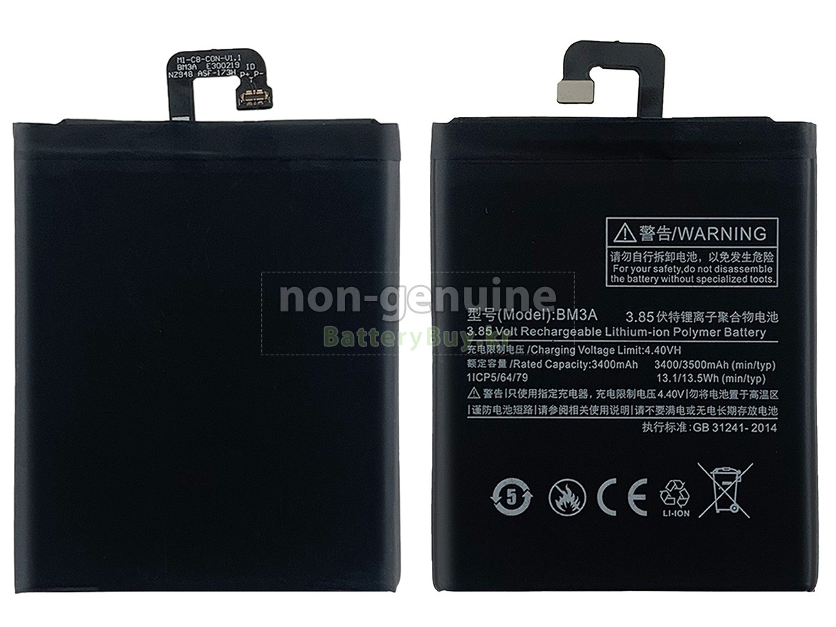 XiaoMi BM3A 대체 배터리