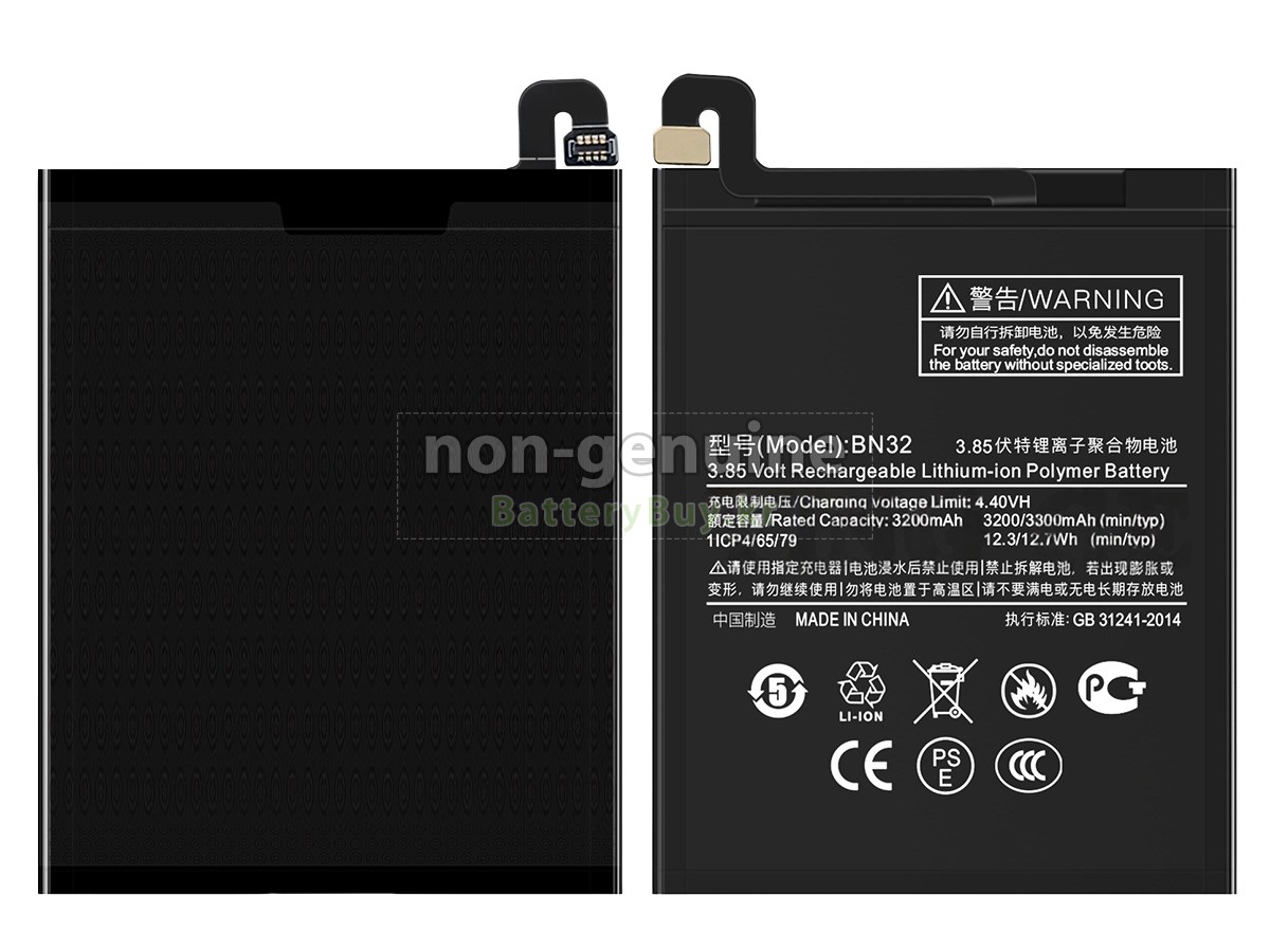 XiaoMi BN32 대체 배터리