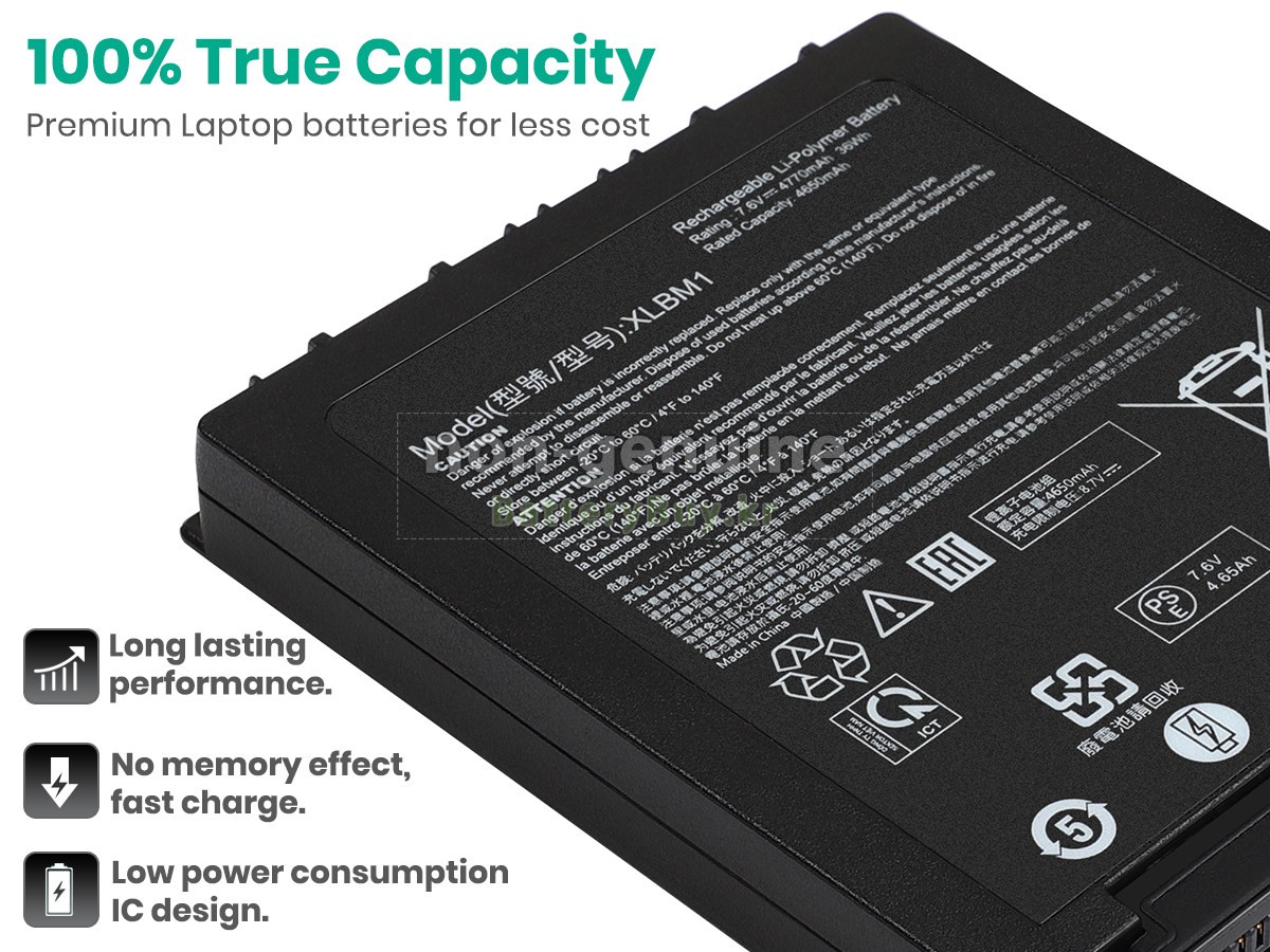 Xplore XLBM1 대체 배터리