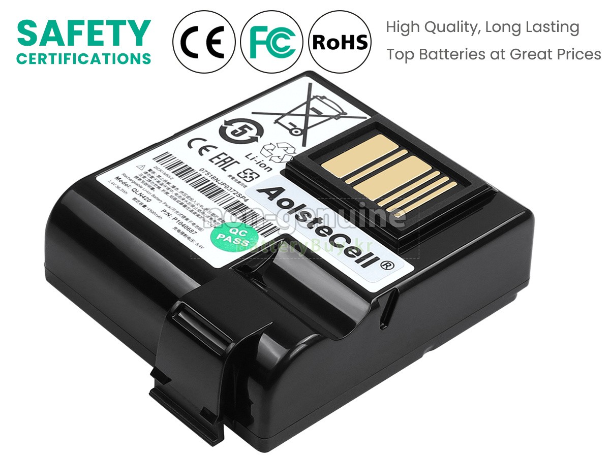 Zebra P1089760-002 대체 배터리