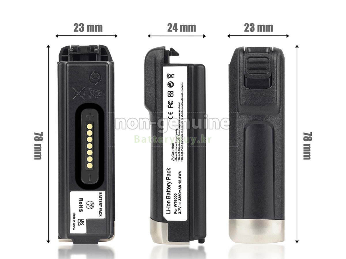 Zebra BT000262A01 대체 배터리