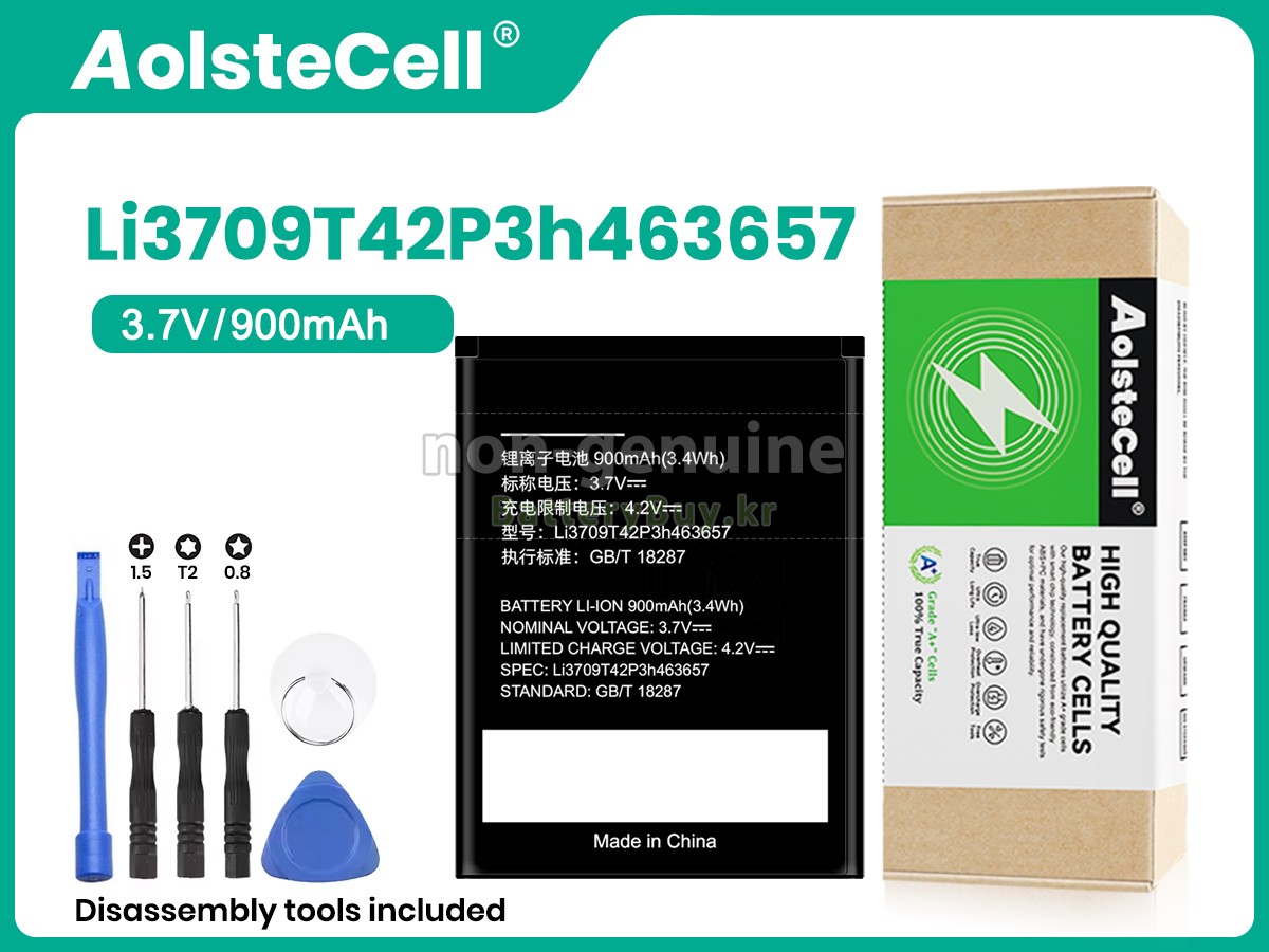 ZTE LI3709T42P3H463657 대체 배터리